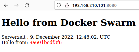 Docker Swarm Scaling Example Website